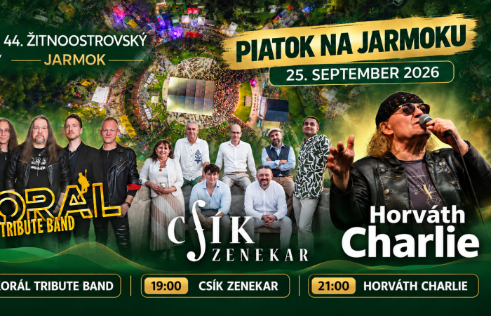Zdravie, rodinné zážitky a Charlie – piatok na jarmoku prinesie bohatý program