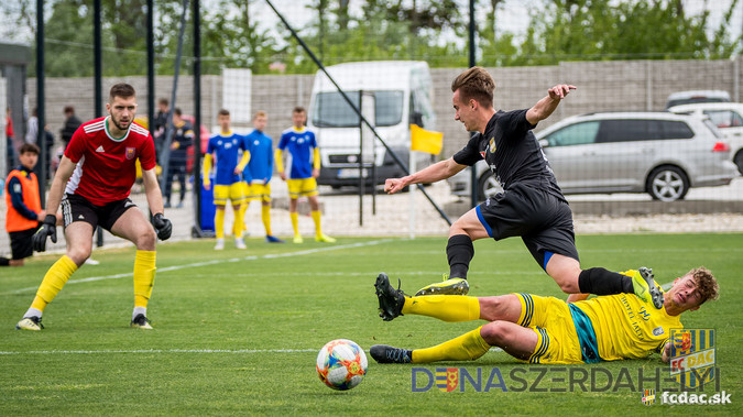 U19: FC DAC 1904 - MFK Zemplín Michalovce 1:1 (1:0)