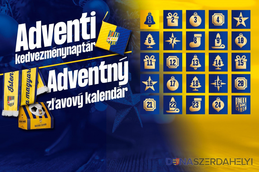 Adventný zľavový kalendár na našom webshope a v DAC store