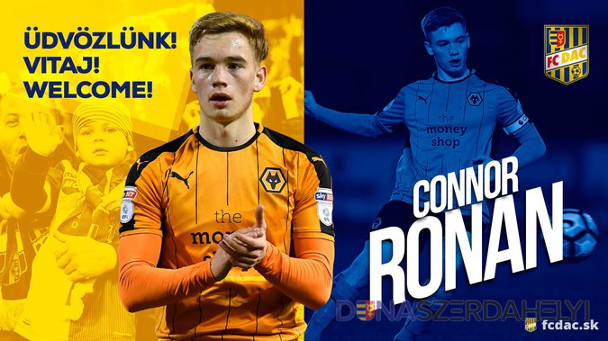 Ďalšia posila z Wolverhamptonu: Connor Ronan