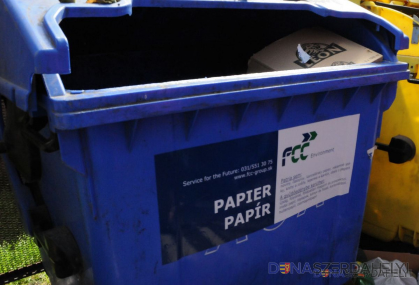 Od 1. júla odvoz papierového odpadu