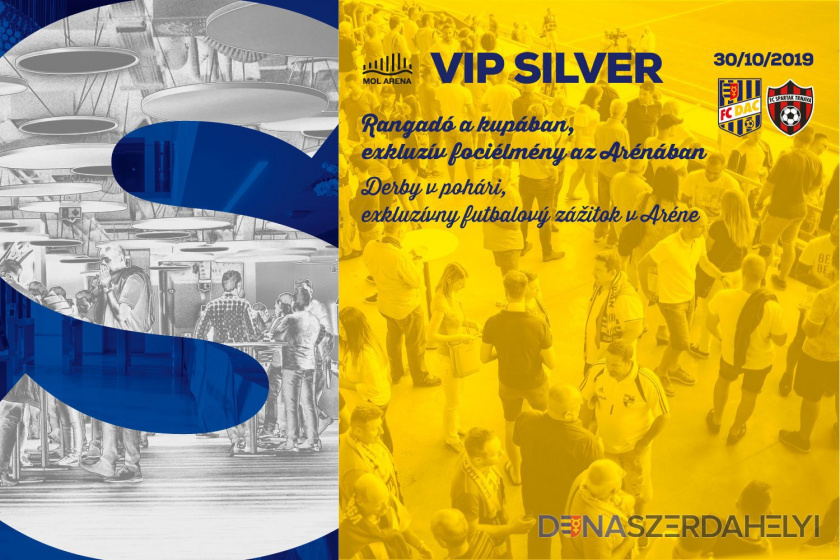 VIP Silver menu na pohárovom zápase DAC-Trnava