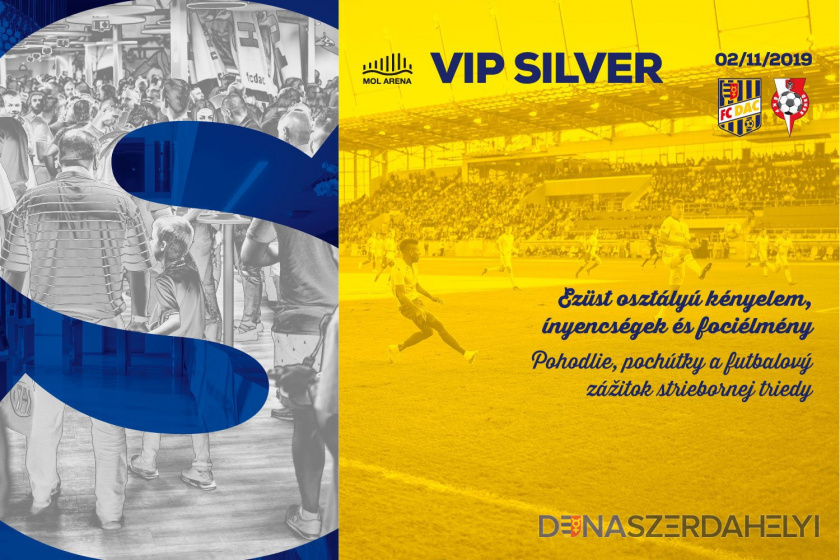 VIP Silver menu na zápase DAC-Sereď