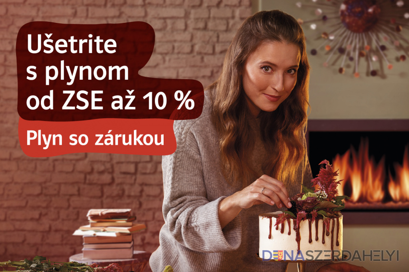 Získajte darčeky v hodnote 120 € k plynu od ZSE