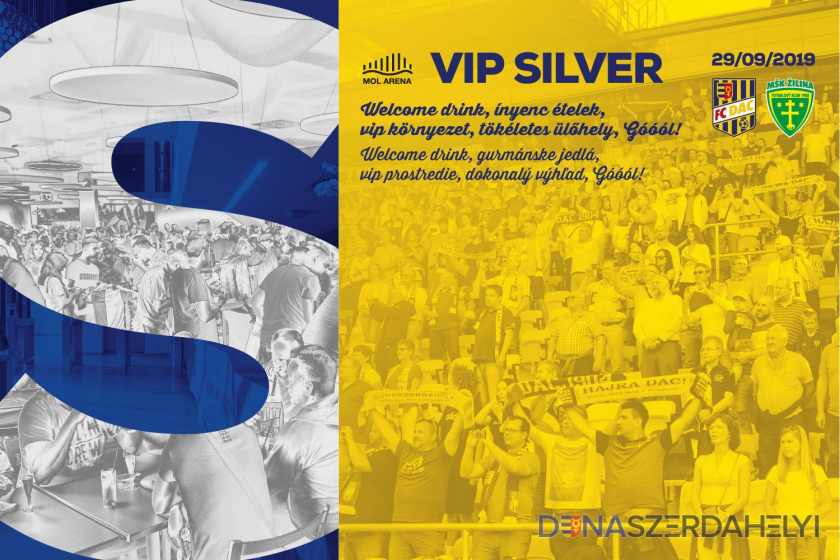 VIP Silver menu na zápase DAC-Žilina