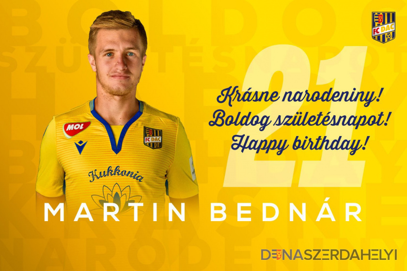  Narodeniny: Martin Bednár má dnes 21!