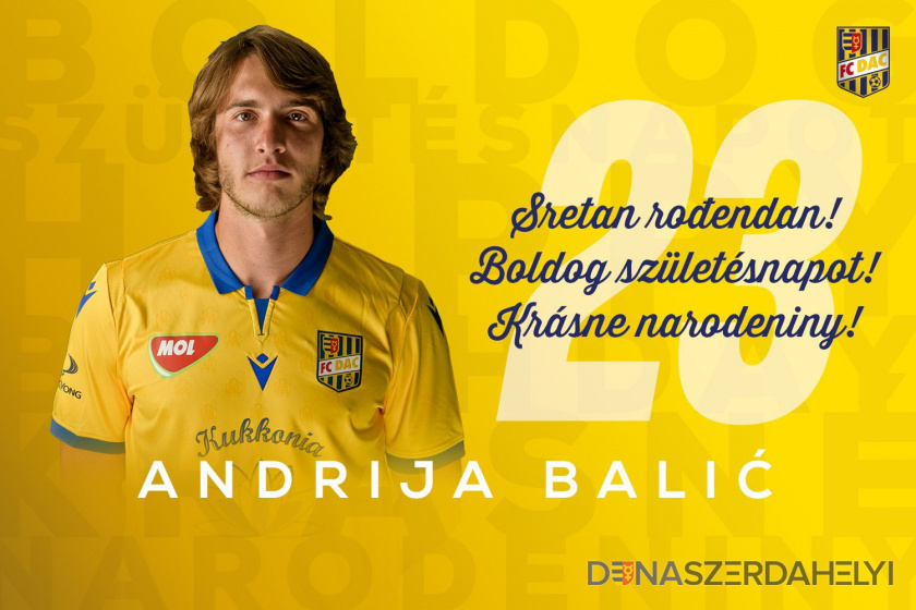 Narodeniny: Andrija Balić má dnes 23!