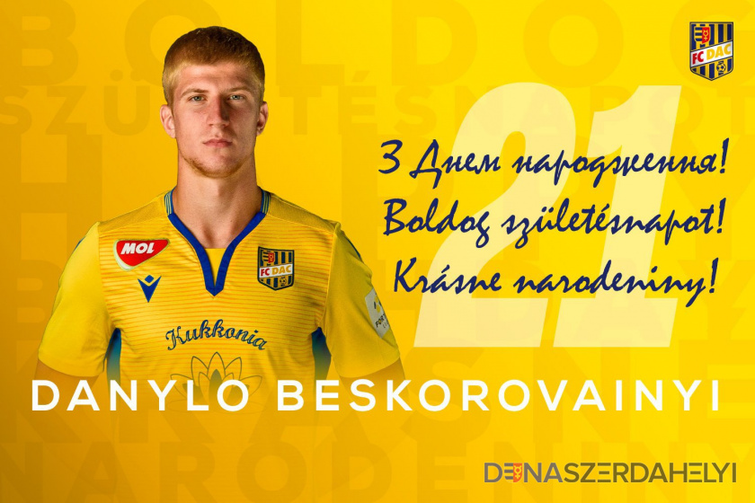 Narodeniny: Danylo Beskorovainyi má dnes 21!