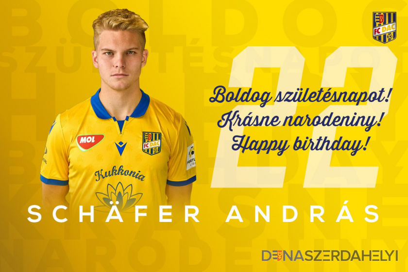Narodeniny: András Schäfer má dnes 22!