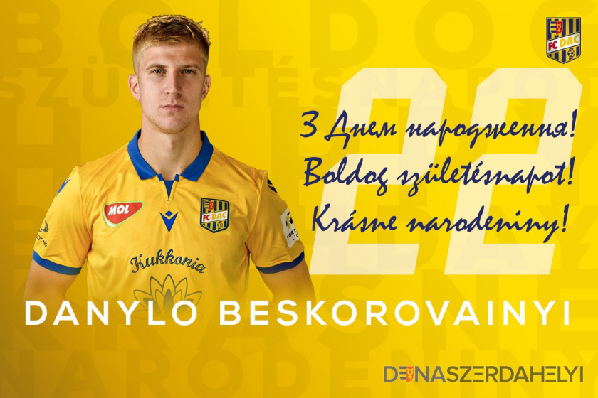  Narodeniny: Danylo Beskorovainyi má dnes 22!