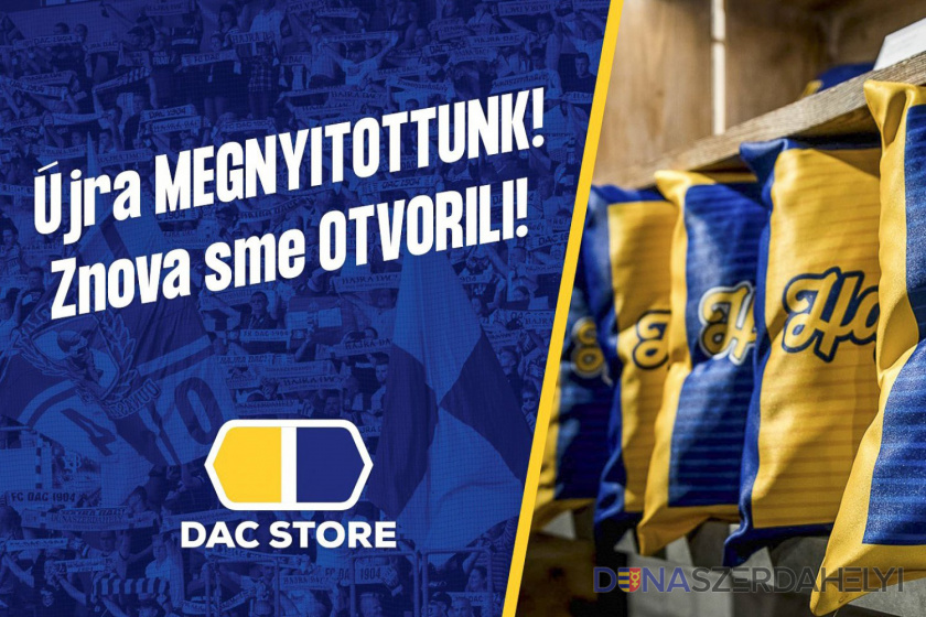 DAC store opäť otvorený!