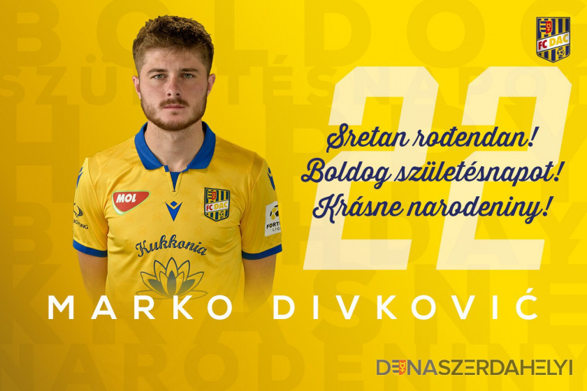 Narodeniny: Marko Divković má dnes 22!