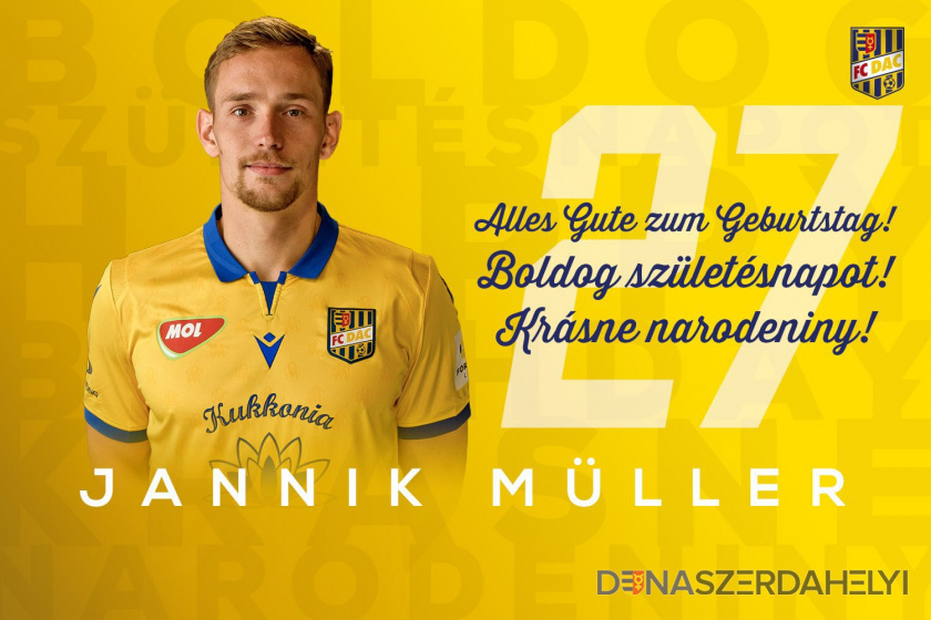 Narodeniny: Jannik Müller má dnes 27!