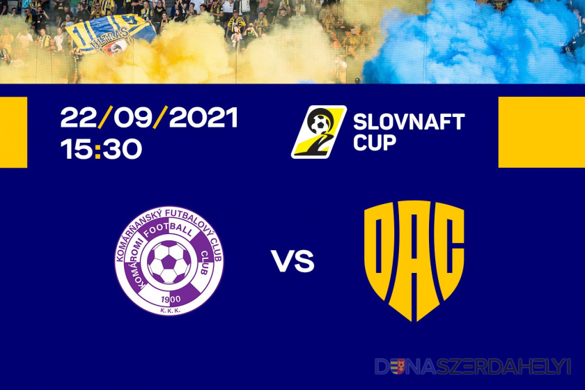 Pohárový duel v Komárne v stredu 22. septembra