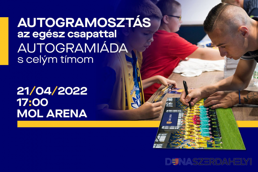 dac1904.sk Autogramiáda mužstva v MOL Aréne