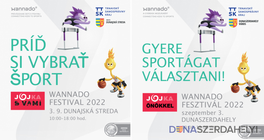 Wannado Festival športu 2022 už 3. septembra