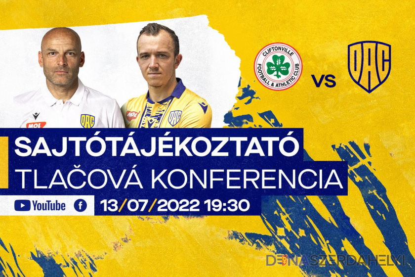 Sledujte naživo predzápasovú tlačovú konferenciu DAC-u!