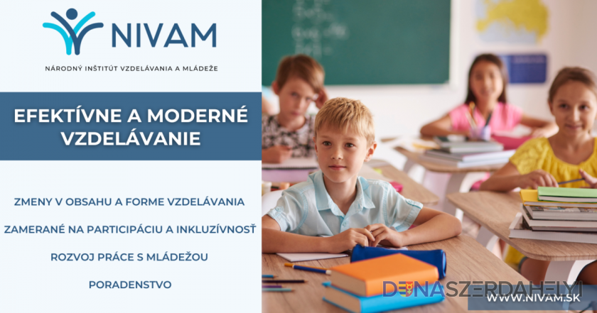 Národný inštitút vzdelávania a mládeže: Spájame sa pre efektívnejšiu podporu moderného vzdelávania