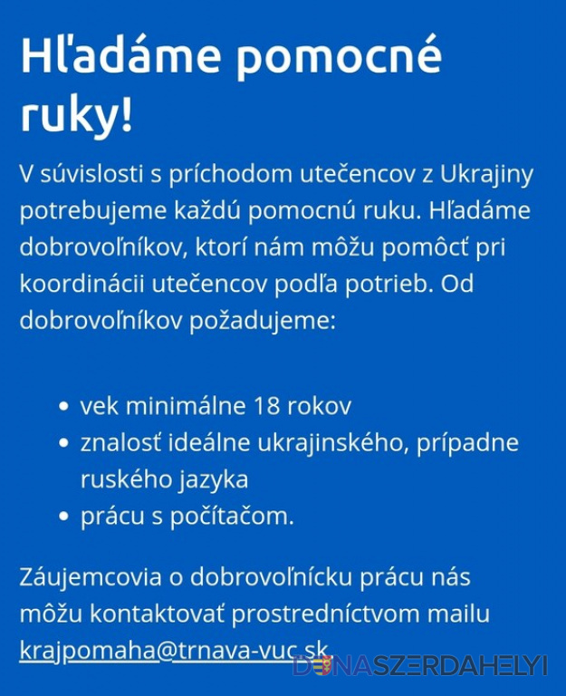 Župa pre ukrajinských utečencov zabezpečuje ubytovanie, stravu a vzdelávanie