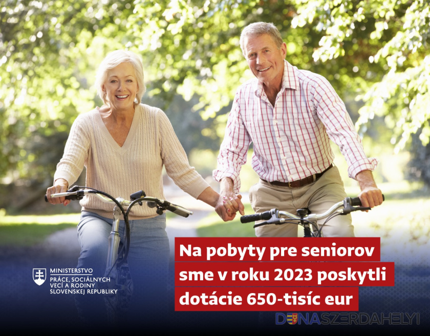 Rezort práce na tzv. seniorské pobyty v roku 2023 poskytol 650-tisíc eur