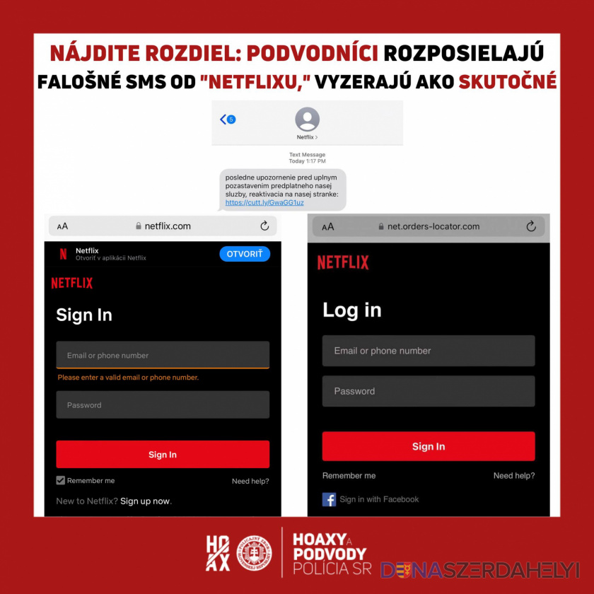 Prišla vám SMS od Netflixu? Môže ísť o podvod, polícia upozorňuje na falošné správy