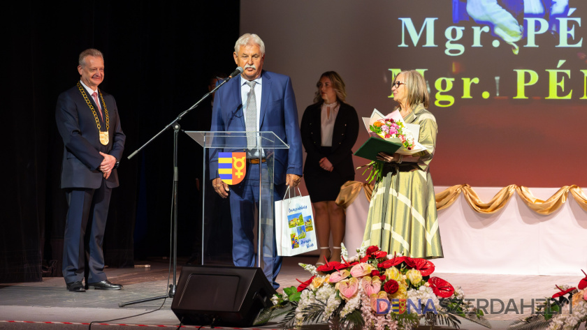Cena primátora: manželia Mária a István Péntek