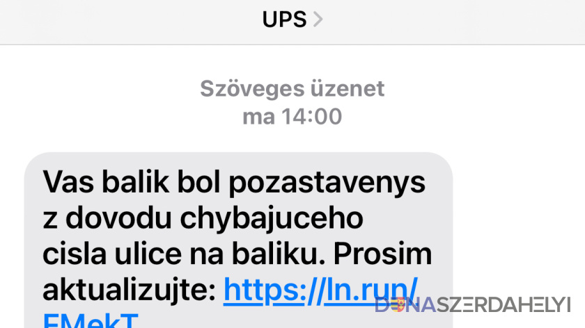 Slovensko zaplavila podvodná SMS-správa od akože UPS