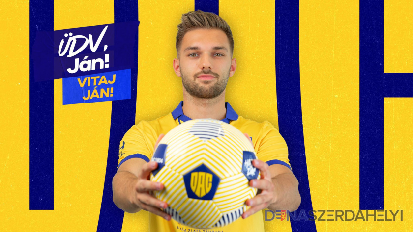 Foto: dac1904.sk / Lelkes Ernő Ján Bernát hráčom DAC-u!