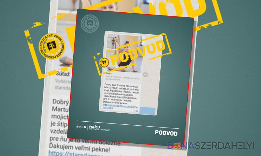 Facebook / Polícia SR Polícia varuje: Slovensko zaplavili podvodné správy!
