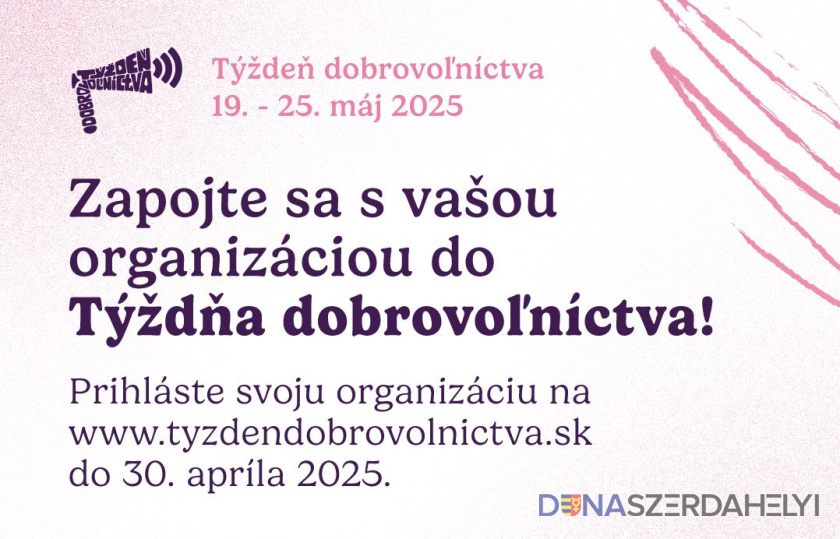 Prihlasovanie organizácií do Týždňa dobrovoľníctva vrcholí