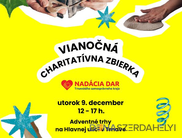 Foto: TTSK Vianočná charitatívna zbierka pre župnú Nadáciu DAR prinesie pomoc aj radosť