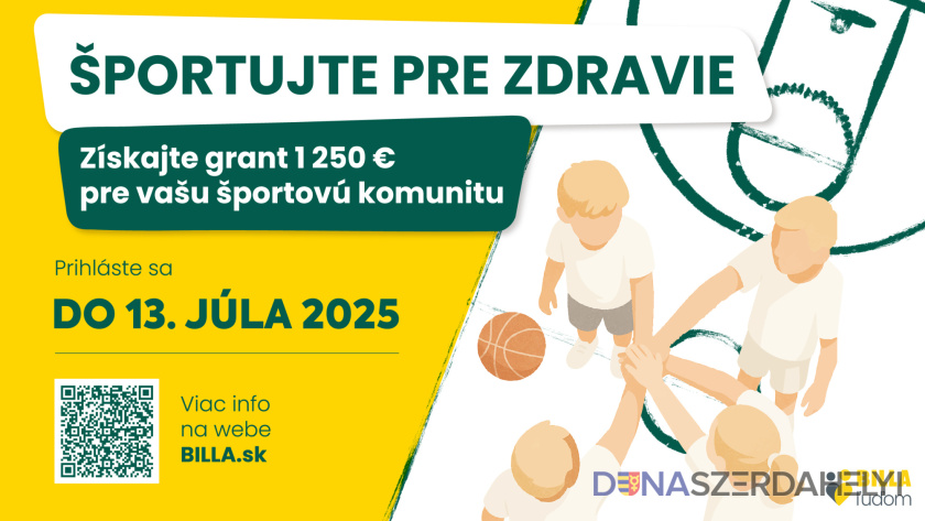 Foto: O.Z. Billa ľuďom Športujete a inšpirujete k tomu aj okolie? Zapojte sa do grantového programu o. z. BILLA ľuďom a získajte finančnú a potravinovú podporu!