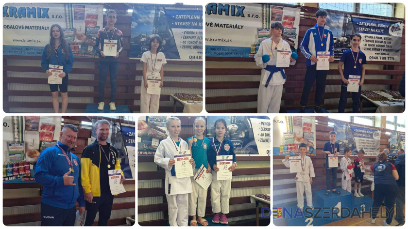 IPPON Karate Klub Devätnásť medailí z Kolárova na konte Karate klubu IPPON