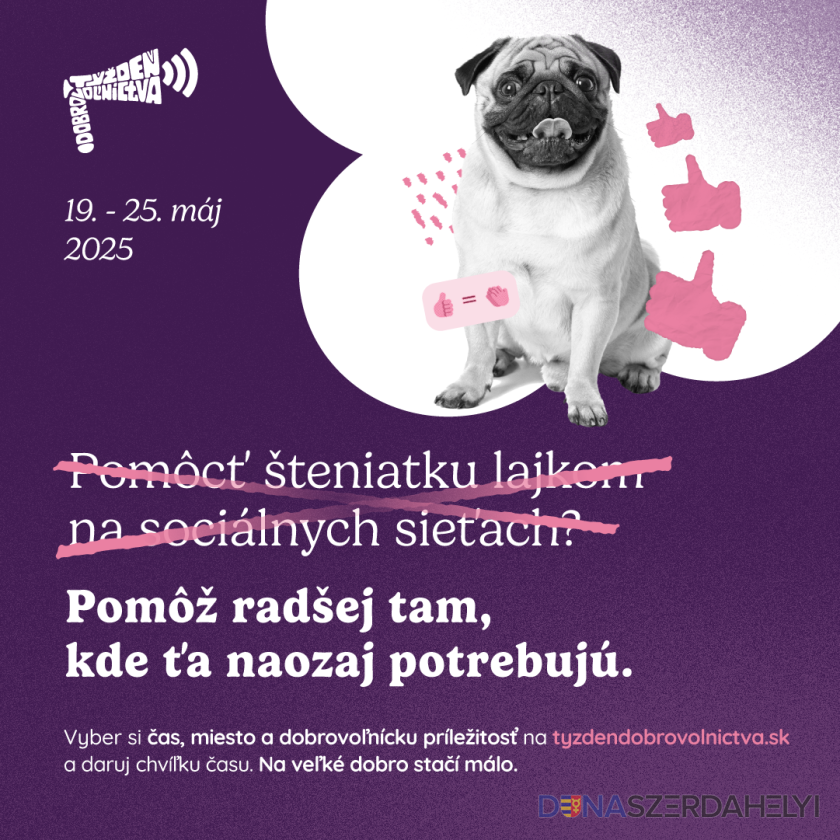 Foto: dobrovolnickecentrumtt.sk Na veľké dobro stačí málo. Hľadajú sa dobrovoľníci na Týždeň dobrovoľníctva