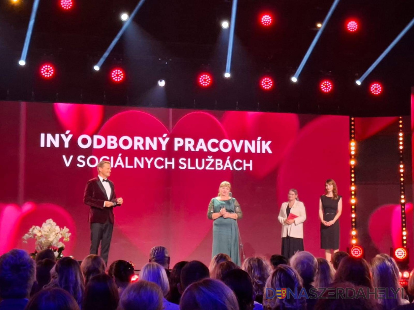 Zamestnankyňa župného zariadenia sociálnych služieb získala prestížne ocenenie Dobré srdce 2025