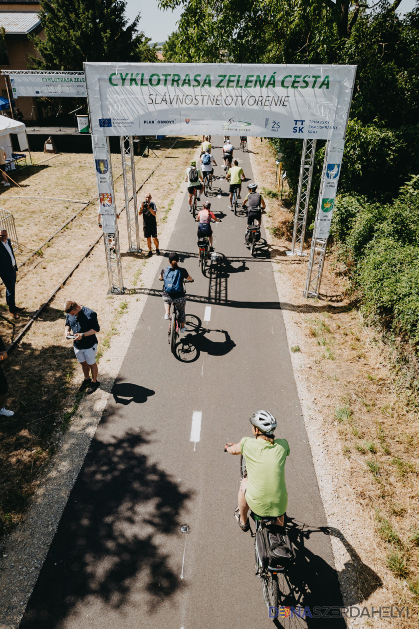 A Nagyszombat megyei kerékpárutakat százezrek használják közlekedésre és szabadidőre