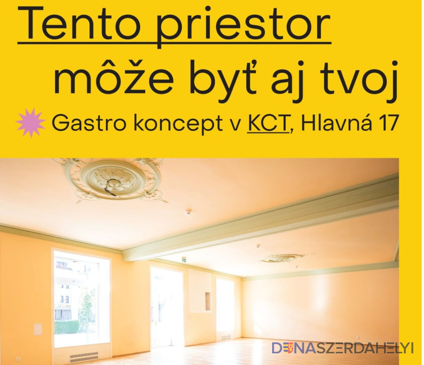 Trnavská župa hľadá gastro koncept, ponúka atraktívne priestory Kreatívneho centra Trnava
