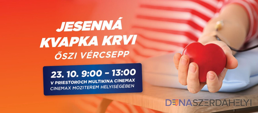 Jesenná kvapka krvi, ktorá môže pomôcť mnohým