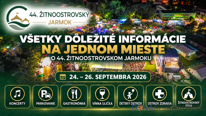 Jarmočný sprievodca: všetky dôležité informácie o 44. Žitnoostrovskom jarmoku