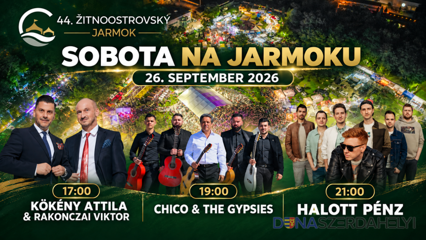 Rodinnými programami a koncertom Halott Pénz sa v sobotu rozlúči 44. Žitnoostrovský jarmok