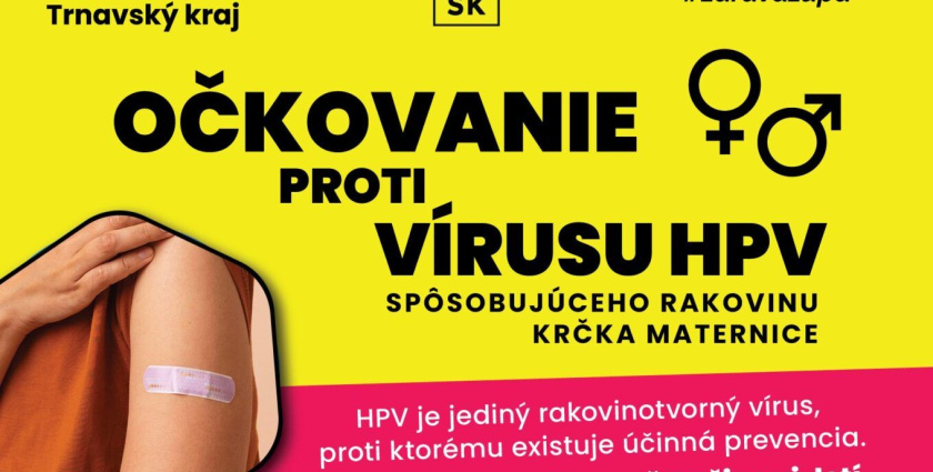Trnavská župa opäť prináša užitočné očkovanie proti vírusu HPV