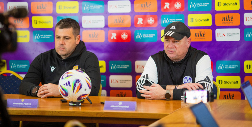 Tlačová konferencia po zápase Komárno - DAC 1904 (2:2)