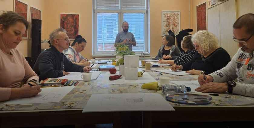 Výtvarné kurzy v Žitnoostrovskom osvetovom stredisku pokračujú aj v novom roku