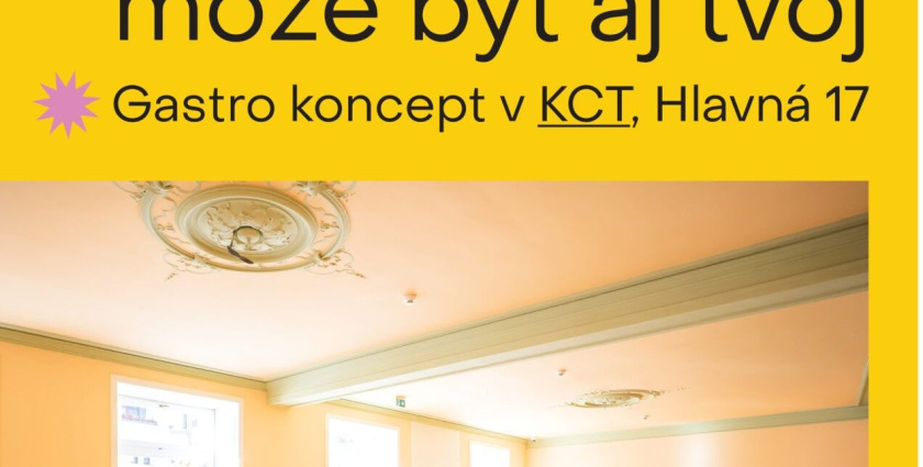 Trnavská župa hľadá gastro koncept, ponúka atraktívne priestory Kreatívneho centra Trnava