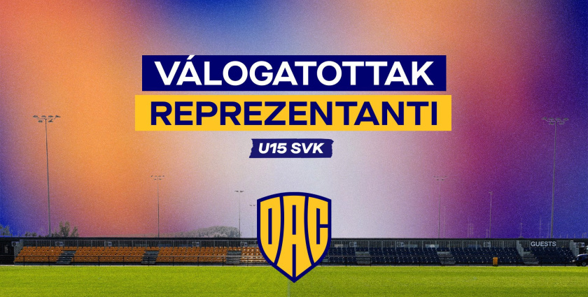 Hráči DAC Akadémie v nominácii slovenskej reprezentácie U15