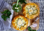 Galettes (galetky) s ricottou a cuketou
