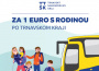Už takmer 1400 ľudí využilo možnosť cestovať autobusom za 1€